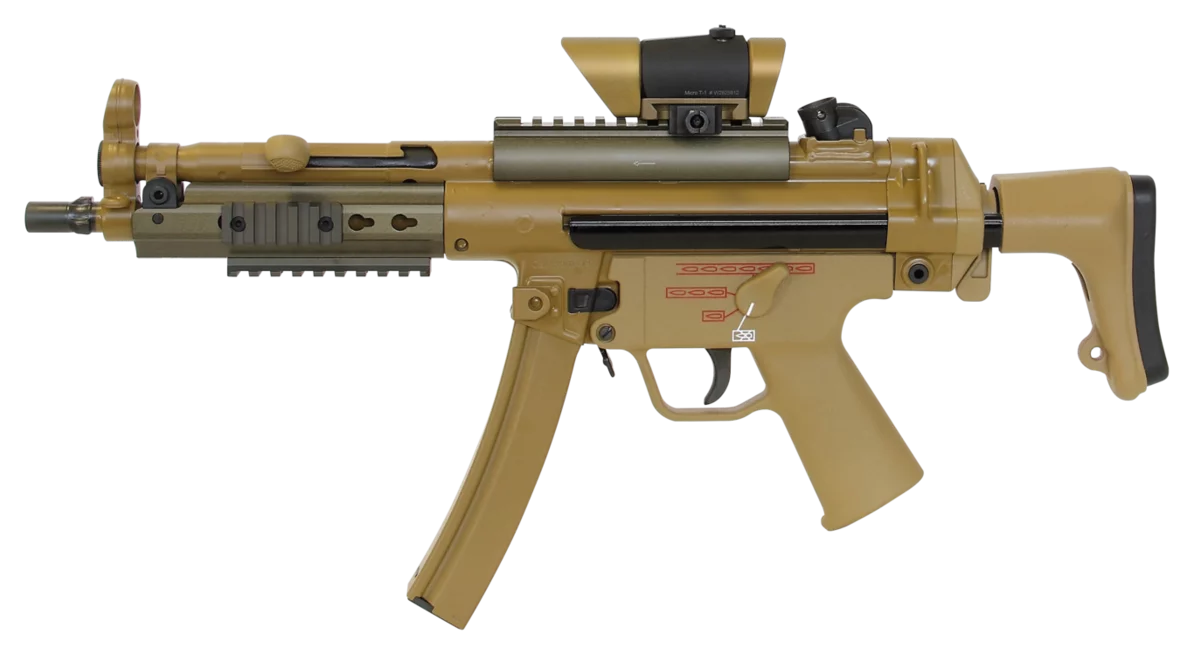 Mp5 Submachine Gun Silenced